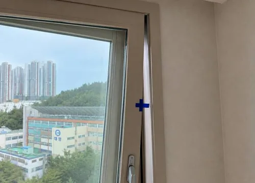 침실 기울어짐 가까이 촬영